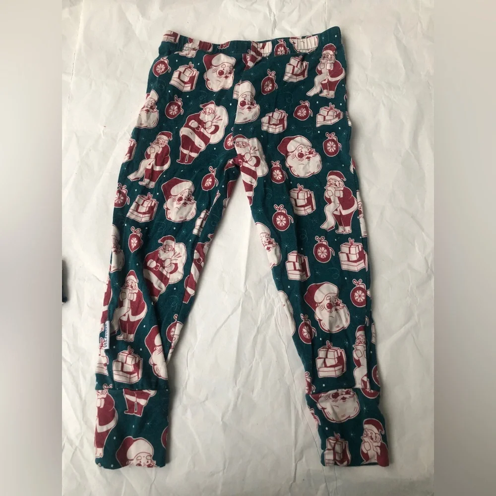 Dreamiere Bamboo Toddler Pajama Set Christmas Size 3T Santa